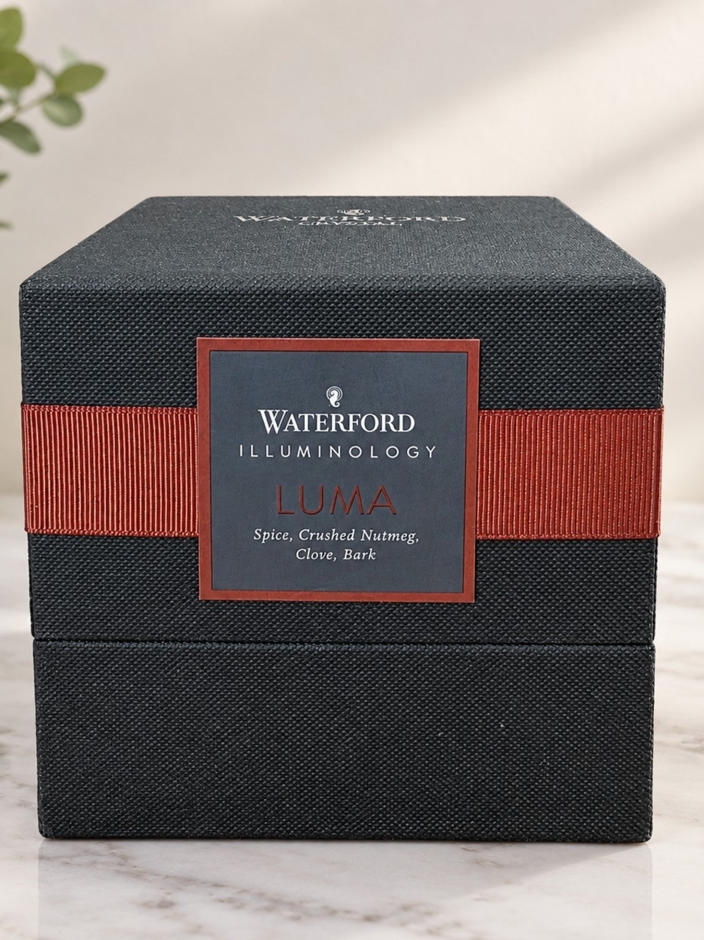 Waterford Crystal Illuminology Luma Spice Scented Candle New in Original Box